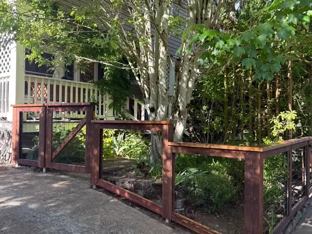 Hog Wire fence built by Gorilla Works